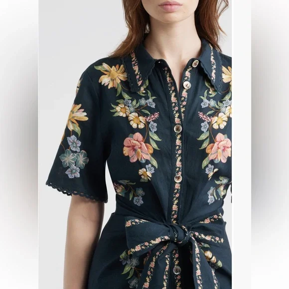 Farm Rio NWT Floral Maxi Dress - Picture 5 of 7